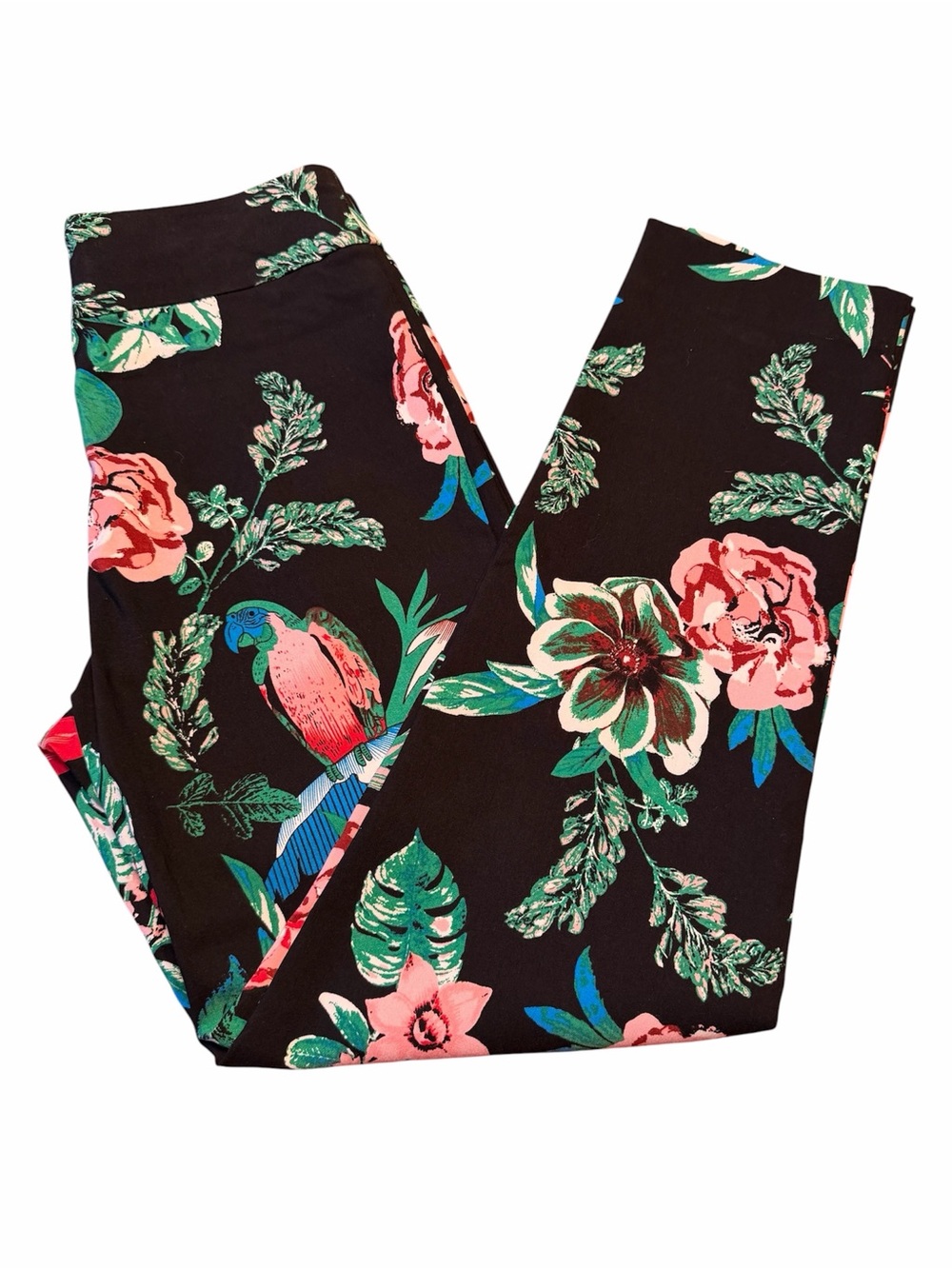 Krazy Larry Floral Pull On Ankle Pant Size 6 - Picture 4 of 6